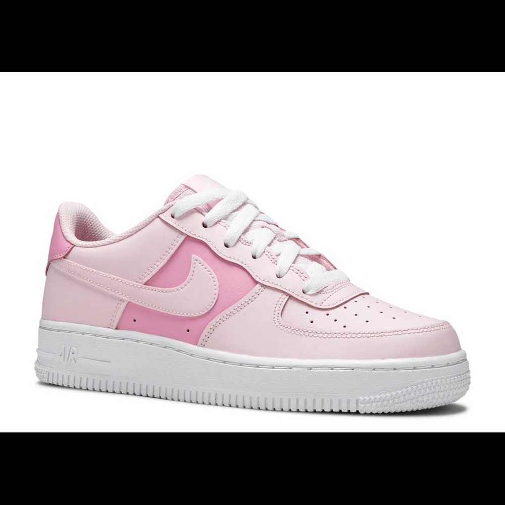 Pink Foam Nike Airforces 7Y or 8W